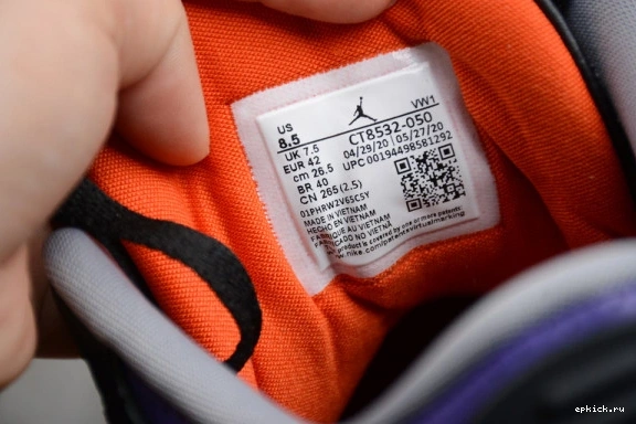 Cheap EP Air Jordan Purple Black CT8532-050 Court Retro 3 CT8532-050 0119